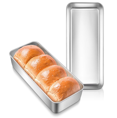 12x5 stainless steel loaf pan - stainless,