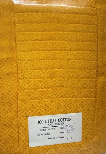 Vtg handwoven thai cotton - vtg, silk