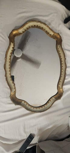 Italian vintage oval - vintage, mirror