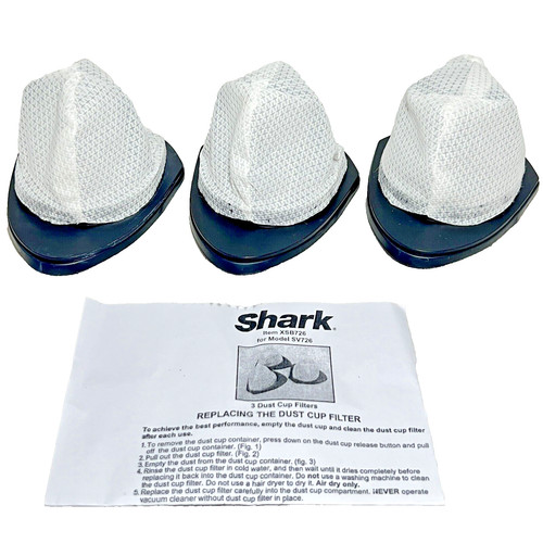 3pcs shark dust cup filters - cup,
