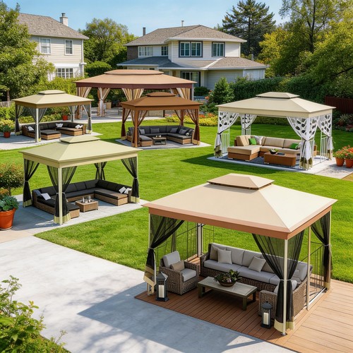 Gazebo 13x13 10x15 heavy duty - gazebo,