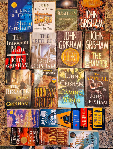 John grisham novels lot of - john,