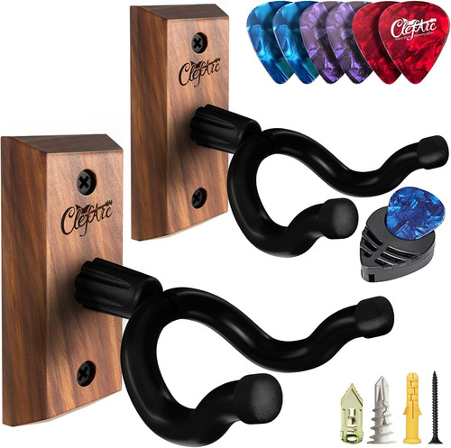 Guitar wall hanger pack - wall, 2