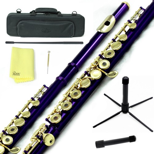 Sky purple gold open hole - gold,
