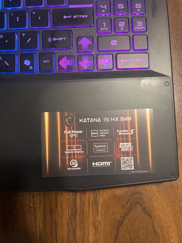 Msi katana b14w - hx,