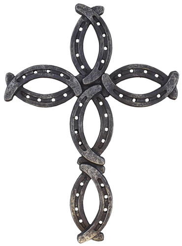 Decorative horseshoe wall - horseshoe,