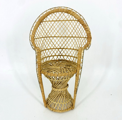 Vintage mini wicker rattan - mini,