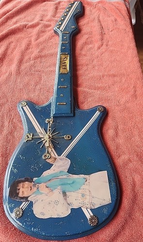 Elvis presley guitar - clock, 38