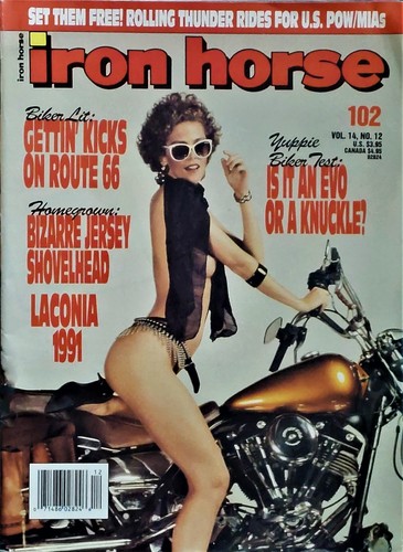 Vintage magazine iron horse - iron,