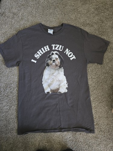 Grey unisex cotton shih - “i,
