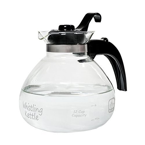 Café brew glass - whistling, tea