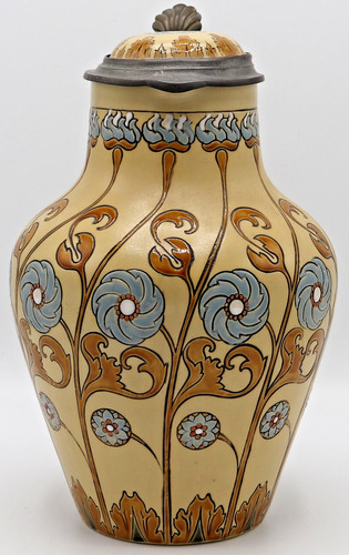 Art nouveau floral pattern - art, by