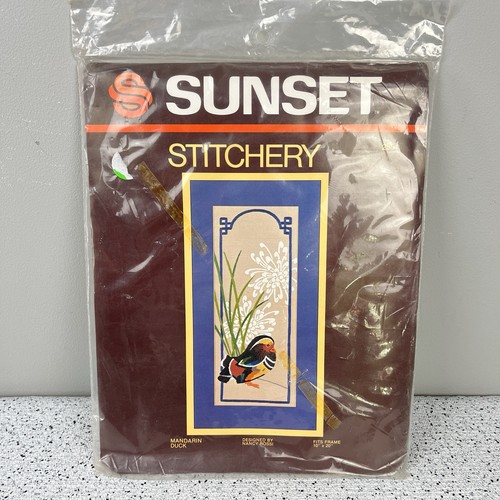 Sunset stitchery crewel - sunset,