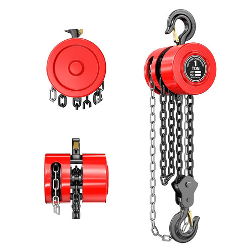 Ton chain hoist 2200 lbs - ton, hoist,