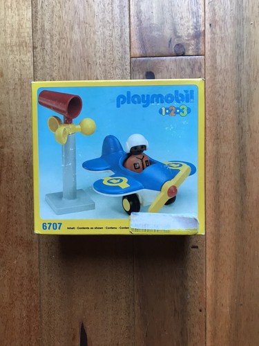 Playmobil 123 plane - 123, pilot