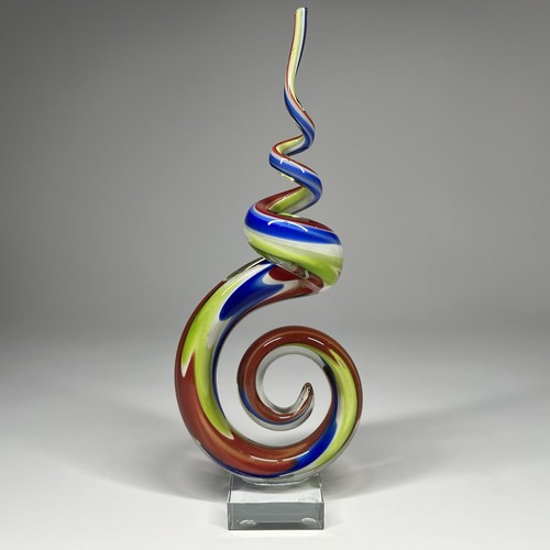 Hand blown abstract - hand, rainbow