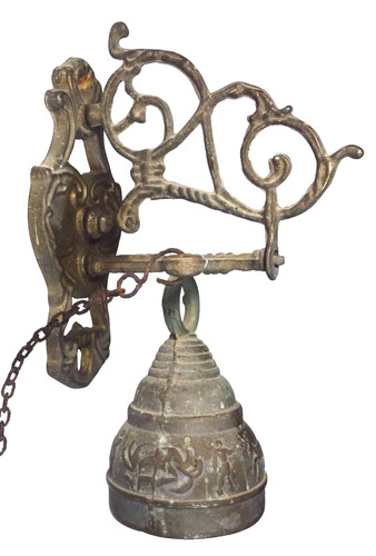 Cast brass metal exterior door - brass,