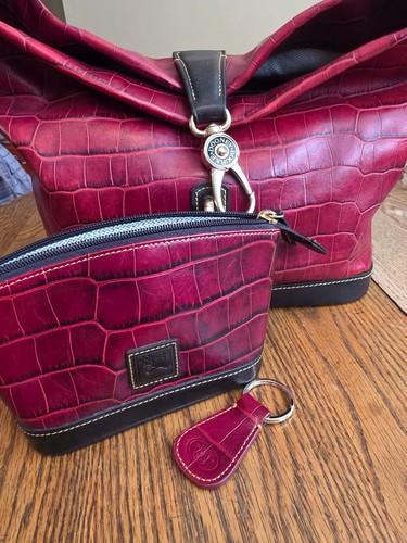 Dooney bourke croc embossed - bourke,