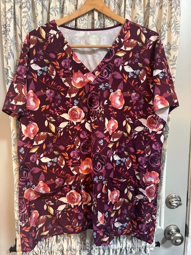 Med couture scrub top 3xl - couture,