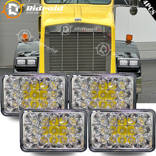 Brightest 4pcs 4x6 led - brightest, 4x6"