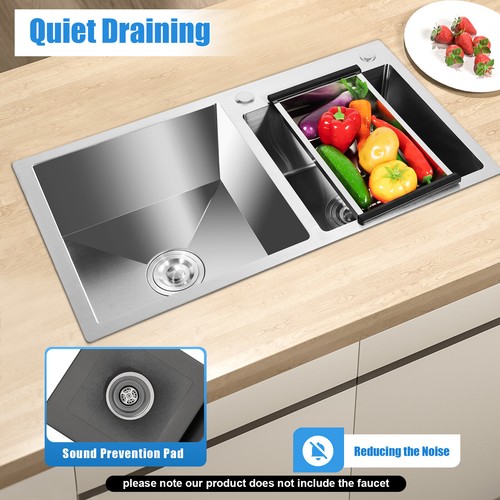 Double bowl stainless - bowl,