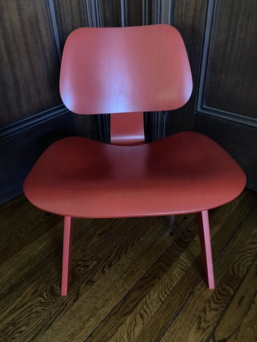 Eames lcw chair red - chair,