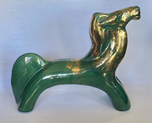 Vintage horse ceramic figurine - vintage,