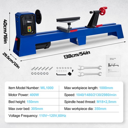 Benchtop wood lathe - 14",