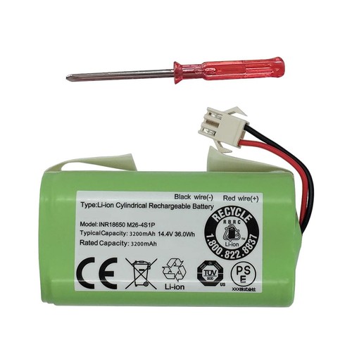 Replacement battery for - replacement, 14.4v