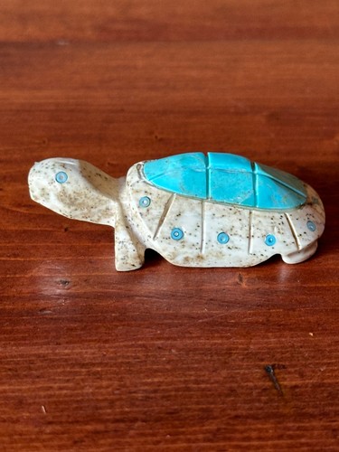Zuni fetish turtle picasso - fetish,