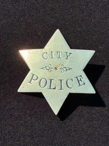 Vintage obsolete city police - obsolete,