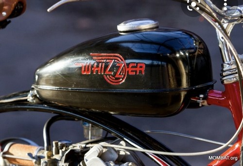 Whizzer embossed tank mylar - whizzer,