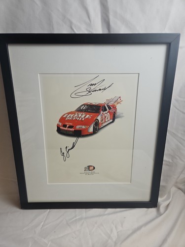 Tony stewart signed picture - tony,