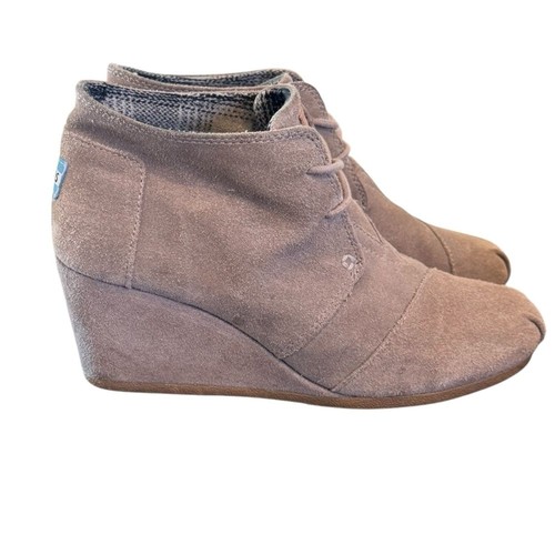 Toms tan suede - toms,