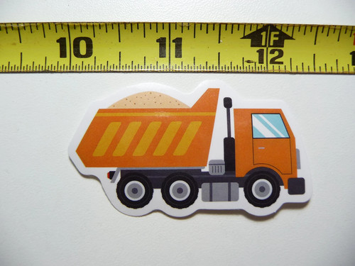 Loaded right dump truck - loaded,