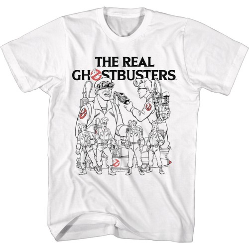 The real ghostbusters - real, cartoon