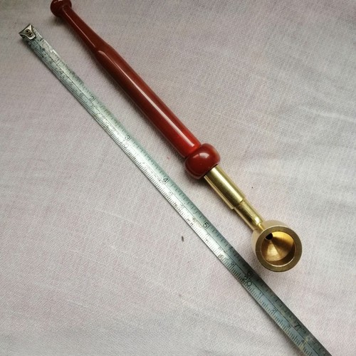 Brass pipe long agate - ,