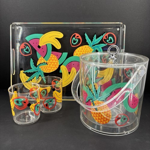 Vintage 4pc acrylic outdoor - vintage,