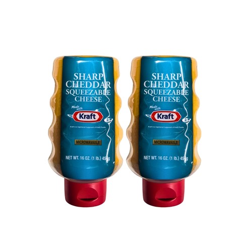 Kraft sharp cheddar squeezable - sharp,