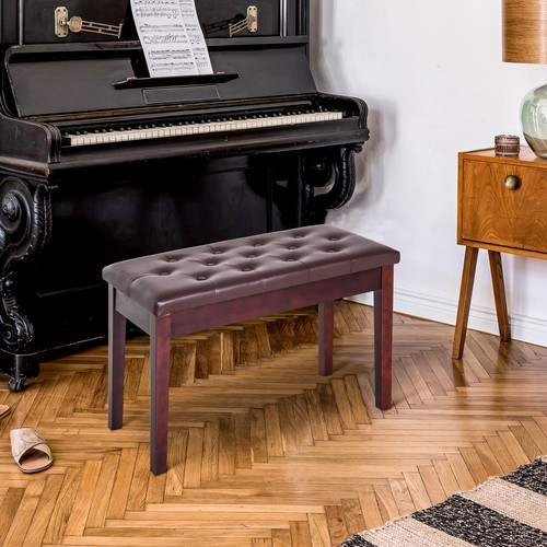 Leather piano bench - pu,