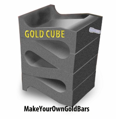 Gold cube stack recovery - gold, 4-stack