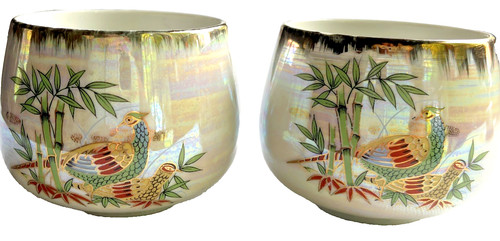 Japanese porcelain tea cups - porcelain,
