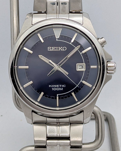 Seiko kinetic 5m82 0ab0 blue - 5m82-0ab0,