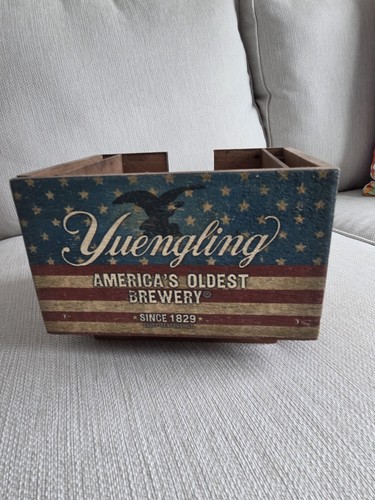 Intact wooden yuengling beer - intact,