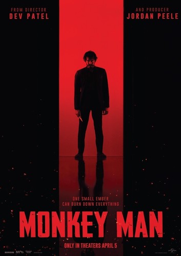 Monkey man poster - man, print