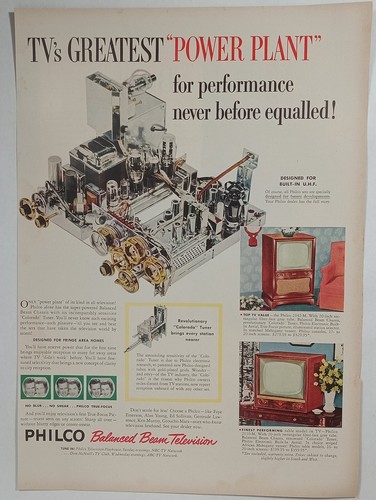 1950 philco wood grain - 1950's,