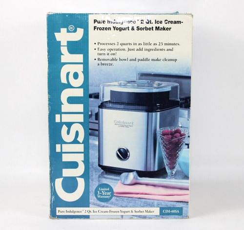 Cuisinart ice cream - ice, frozen