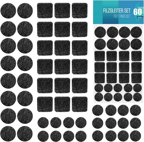 60pcs self adhesive felt - self-adhesive,