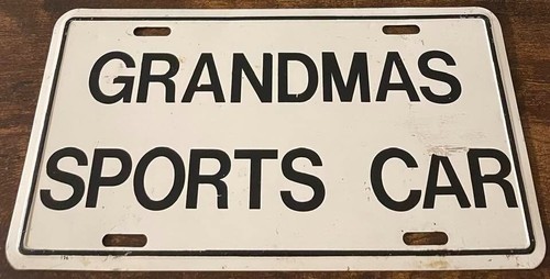 Grandma sports car booster - sports,