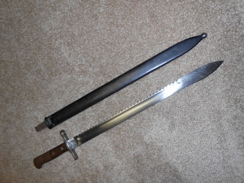 Swiss bayonet saw back - saw,